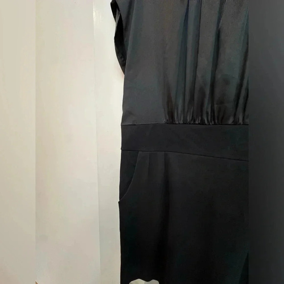 MICHAEL Michael Kors Black Classic Stretchy Short Sleeve Dress Size 12 Large L - Picture 4 of 10